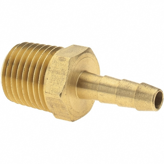 Value Collection 2750004840 Barbed Hose Fitting: 1/4" x 3/16" ID Hose, Male Connector