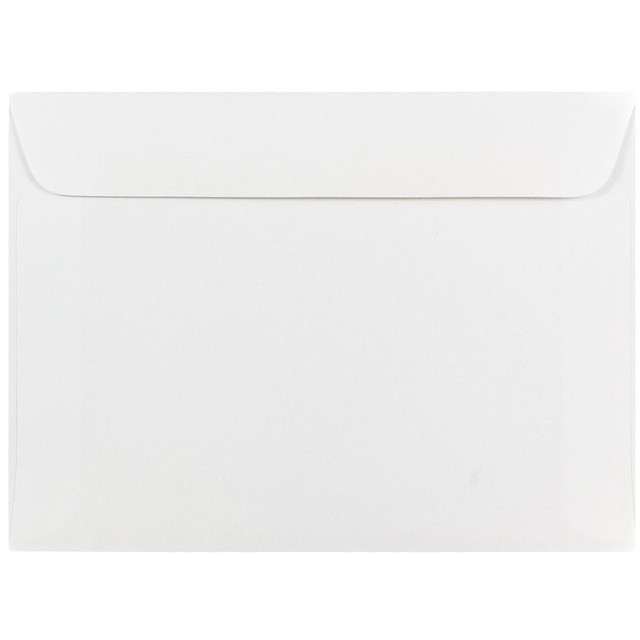 JAM PAPER AND ENVELOPE 4235 JAM Paper Booklet Envelopes, 5 1/2in x 7 1/2in, Gummed Seal, White, Pack Of 25