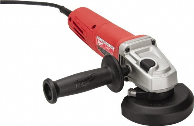 Milwaukee Tool 6146-33 Corded Angle Grinder: 4-1/2" Wheel Dia, 11,000 RPM, 5/8-11 Spindle