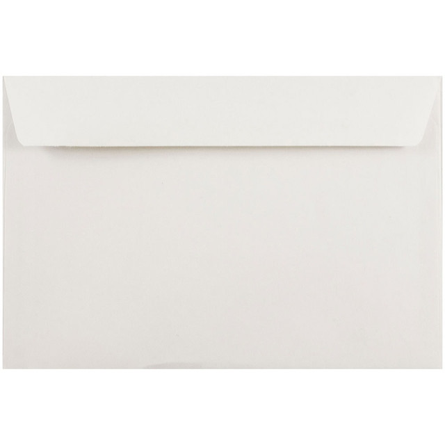 JAM PAPER AND ENVELOPE 4238 JAM Paper Booklet Envelopes, 6in x 9in, Gummed Seal, White, Pack Of 25