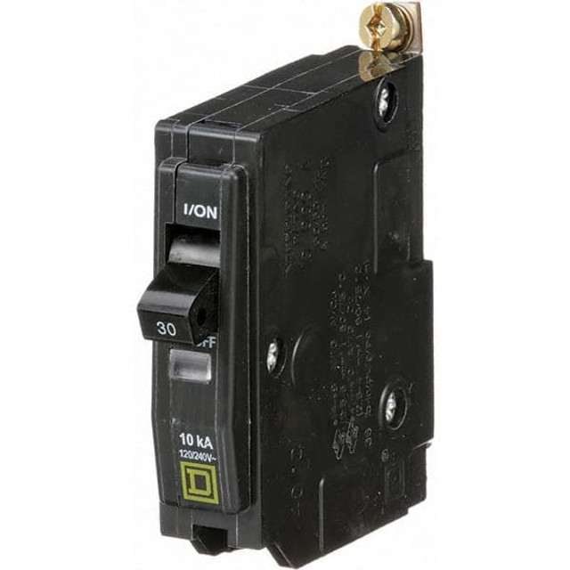 Square D QOB130 30 Amp, 240 VAC, 1 Pole, Bolt On Miniature Circuit Breaker