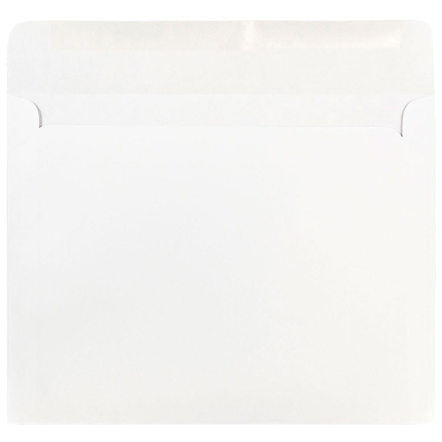 JAM PAPER AND ENVELOPE 12286 JAM Paper Booklet Envelopes, #9, Gummed Seal, White, Pack Of 25