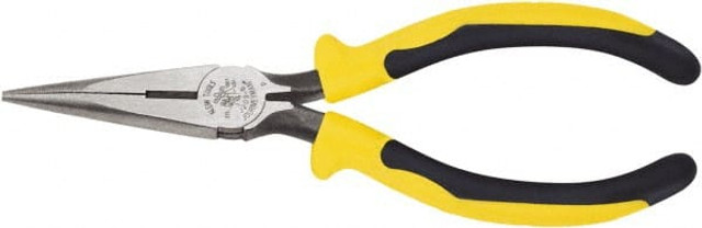 Klein Tools J203-6 Long Nose Plier: 171 mm OAL, Side Cutter
