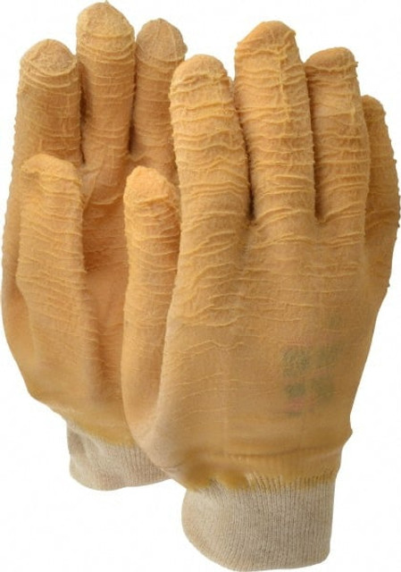 SHOWA 63NFW-10 General Purpose Work Gloves: Large, Rubber Coated, Cotton