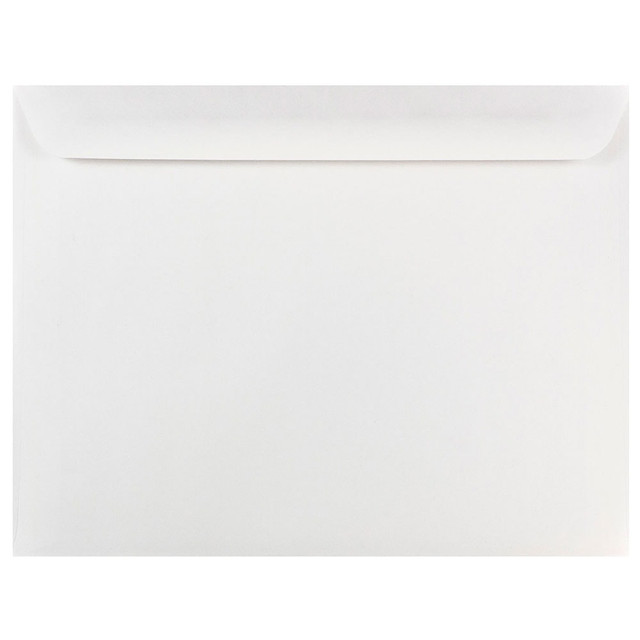 JAM PAPER AND ENVELOPE JAM Paper 4023222  Booklet Envelopes, 10 x 13, Gummed Seal, White, Pack Of 25