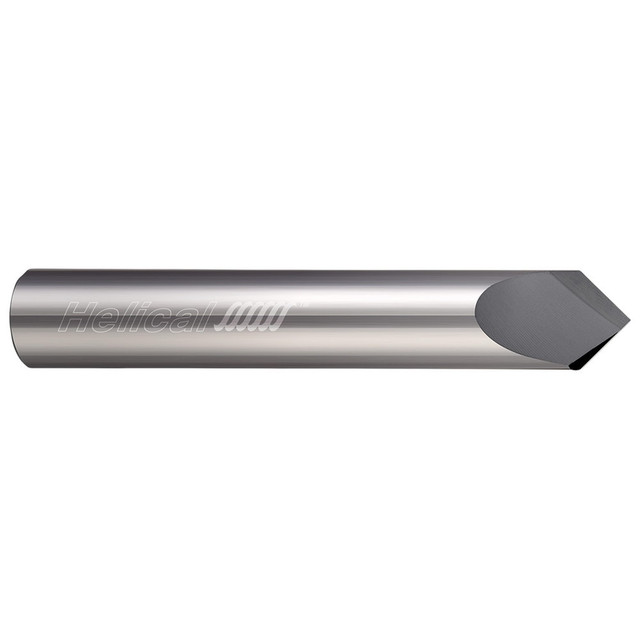 Helical Solutions 06060 Chamfer Mill: 3/8" Dia, 2 Flutes, Solid Carbide