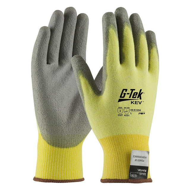 PIP 09-K1250/XXL Cut, Puncture & Abrasive-Resistant Gloves: Size 2XL, ANSI Cut A2, ANSI Puncture 1, Polyurethane, Kevlar