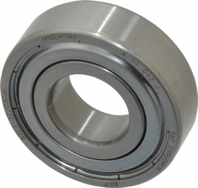 SKF 6203 2ZJEM Deep Groove Ball Bearing: 40 mm OD, Double Shield