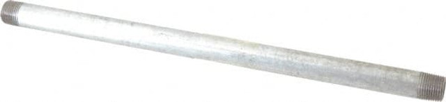 B&K Mueller 562-120HC Galvanized Pipe Nipple: 3/8", 12" Long, Schedule 40, Steel