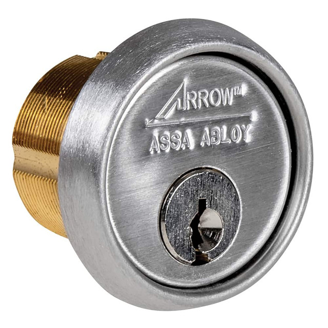 Arrow Lock MC61-AM2 32D 4P Cylinders; Type: Mortise ; Keying: AR keyway ; Number of Pins: 6 ; Finish/Coating: Stainless Steel