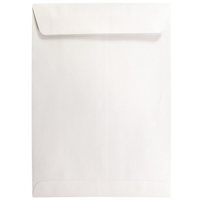 JAM PAPER AND ENVELOPE 4120 JAM Paper Open-End 7 1/2in x 10 1/2in Catalog Envelopes, Gummed Seal, White, Pack Of 25