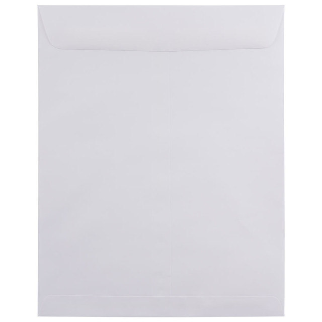 JAM PAPER AND ENVELOPE 1623201 JAM Paper Open-End 11 1/2in x 14 1/2in Catalog Envelopes, Gummed Seal, White, Pack Of 25