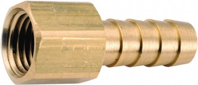 ANDERSON METALS 757002-0604 Barbed Hose Fitting: 1/4" x 3/8" ID Hose, Female Connector