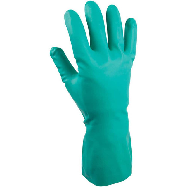 SHOWA NM15 10/XL Chemical Resistant Gloves; Glove Type: General Purpose Chemical-Resistant ; Material: Nitrile/Latex ; Numeric Size: 10 ; Coating Material: Nitrile ; Finish: Smooth ; Lining Material: Unlined