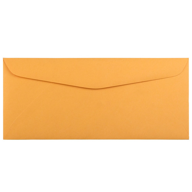 JAM PAPER AND ENVELOPE JAM Paper 80762  #12 Recycled Envelopes, 4 3/4in x 11in, Brown Kraft Manila, Pack Of 25