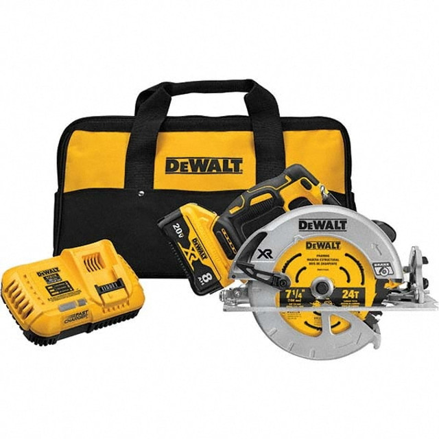 DeWALT DCS574W1 Cordless Circular Saw: 7-1/4" Blade, 20V, 5,800 RPM