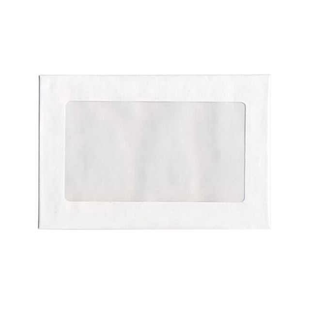 JAM PAPER AND ENVELOPE JAM Paper 223932  Window Booklet Envelopes, 9 x 12, White, Pack Of 25