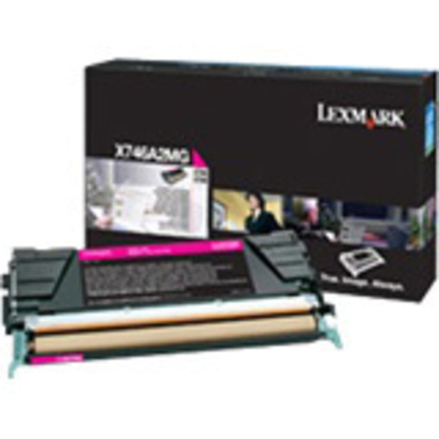 LEXMARK INTERNATIONAL, INC. Lexmark X746A4MG  Laser Toner Cartridge - Return Program - Magenta - 1 / Pack - 6000 Pages