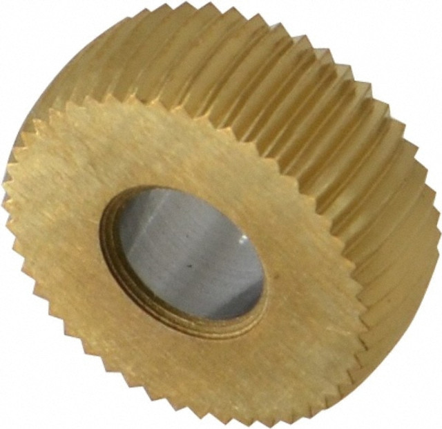 Value Collection EPSV230 Convex Knurl Wheel: 1/2" Dia, 90 ° Tooth Angle, 30 TPI, Straight, Cobalt