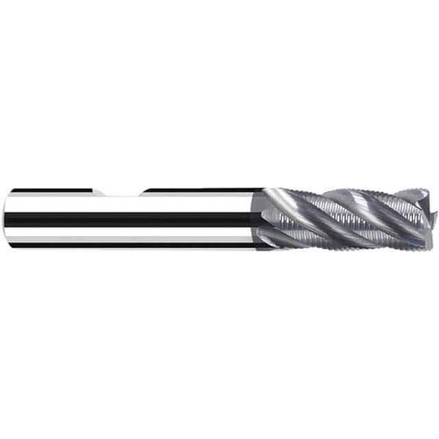 Fraisa P15979530 Roughing End Mill: 1/2" Dia, 4 Flutes, Single End, Solid Carbide