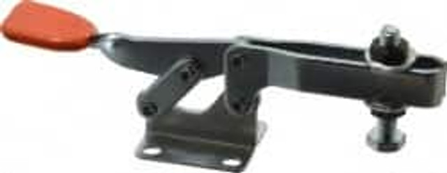 Lapeer H-201 Manual Hold-Down Toggle Clamp: Horizontal, 200 lb Capacity, U-Bar, Flanged Base