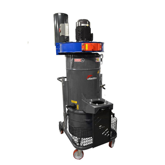 Delfin V332 HEPA & Critical Vacuum Cleaners; Vacuum Type: Industrial Vacuum; Dust Extractor ; Power Source: Electric ; Filtration Type: Unrated ; Maximum Air Flow: 765 ; Bag Included: No ; Vacuum Collection Type: Canister