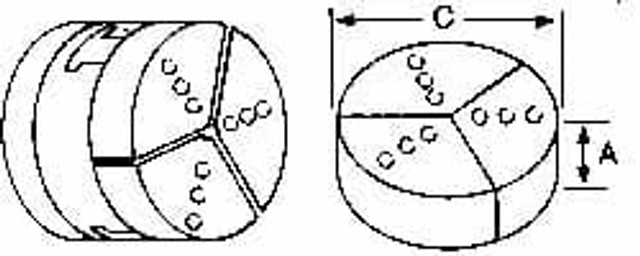 Abbott Workholding Products Soft Lathe Chuck Jaw: 3.75" Max Capacity, Microcentric MC342 Abbott Workholding Products Soft Lathe Chuck Jaw: 3.75" Max Capacity, Microcentric MC342