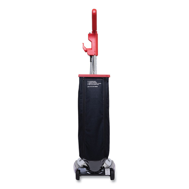 ELECTROLUX FLOOR CARE COMPANY Sanitaire® SC889D TRADITION QuietClean Upright Vacuum SC889A, 12" Cleaning Path, Gray/Red/Black
