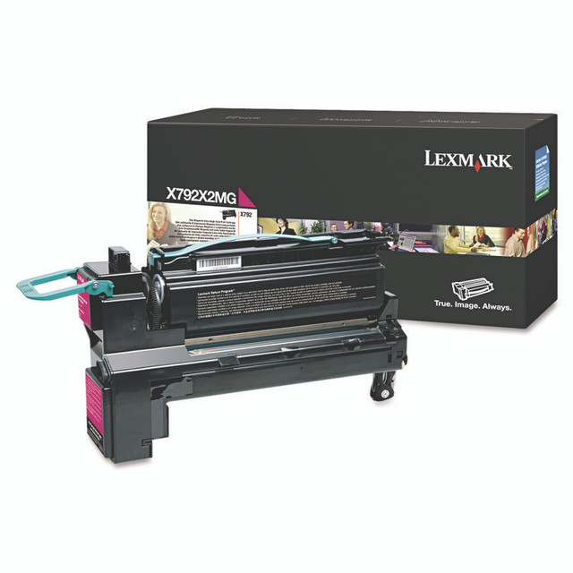 LEXMARK INT'L, INC. X792X2MG X792X2MG Extra High-Yield Toner, 20,000 Page-Yield, Magenta