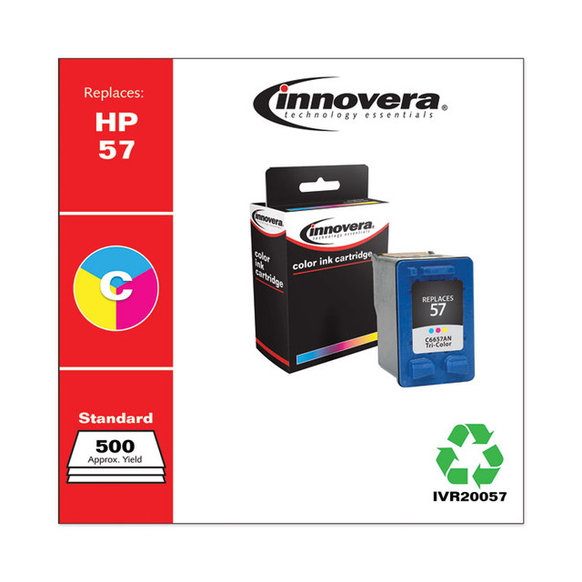 INNOVERA 20057 Remanufactured Tri-Color Ink, Replacement for 57 (C6657AN), 400 Page-Yield