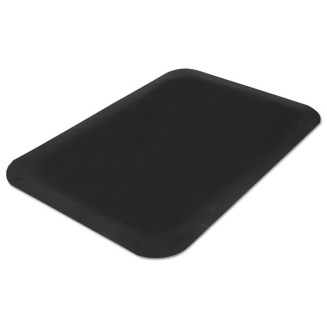MILLENNIUM MAT COMPANY Guardian 44020335 Pro Top Anti-Fatigue Mat, PVC Foam/Solid PVC, 24 x 36, Black