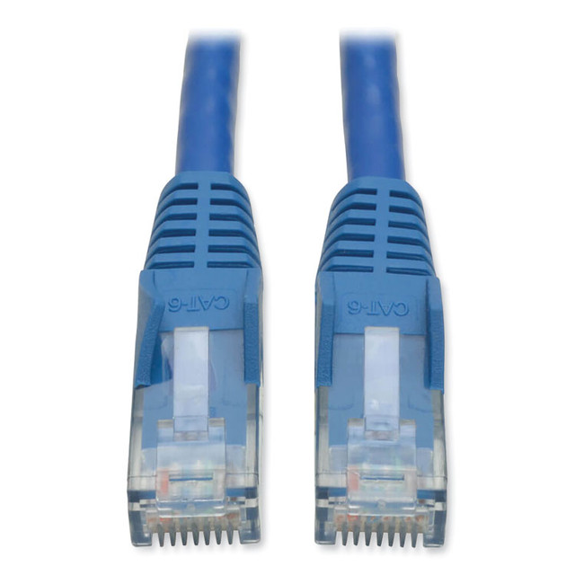 EATON CORPORATION Tripp Lite by N201-001-BL CAT6 Gigabit Snagless Molded Patch Cable, 1 ft, Blue