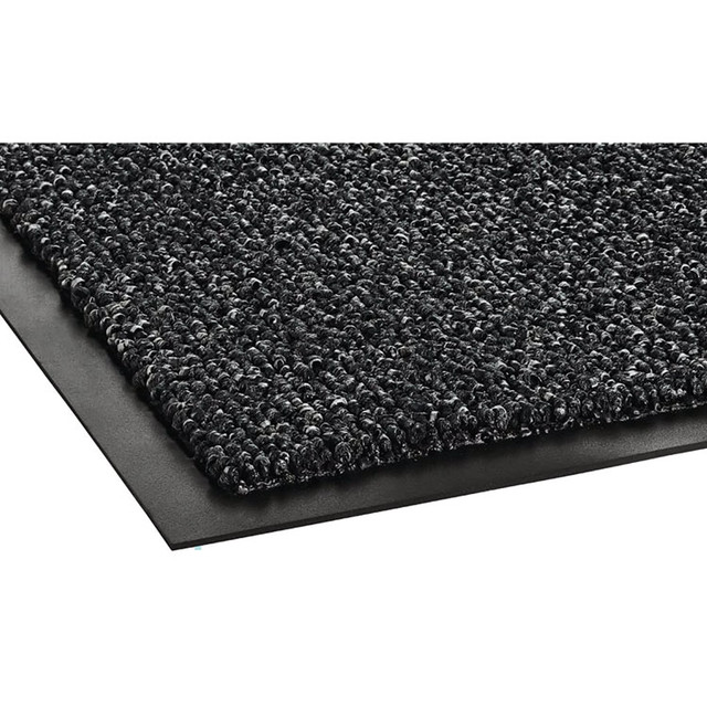 CROWN MATS & MATTING CS-0035GY Cross-Over Wiper/Scraper Mat, Rectangular, Gray Carpeted Surface, 36" x 60"