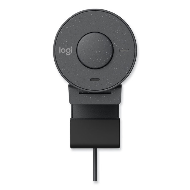 LOGITECH, INC. 960001414 Brio 305 Business Webcam, 1920 pixels x 1080 pixels, 2 Mpixels, Graphite