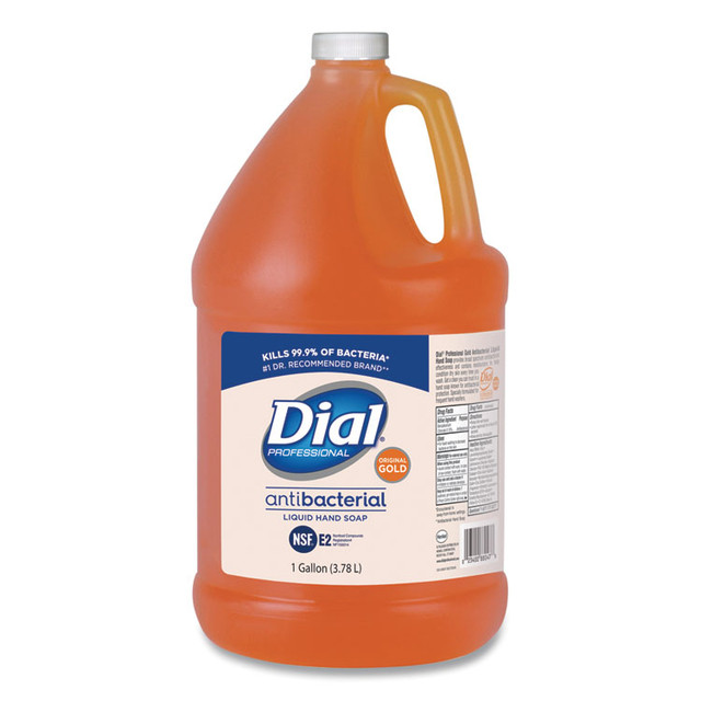 DIAL PROFESSIONAL 88047EA Gold Antibacterial Liquid Hand Soap, Floral Scent, 1 gal