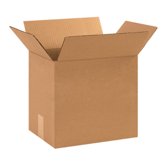 B O X MANAGEMENT, INC. 12910 Partners Brand Corrugated Boxes 12in x 9in x 10in, Kraft, Bundle of 25