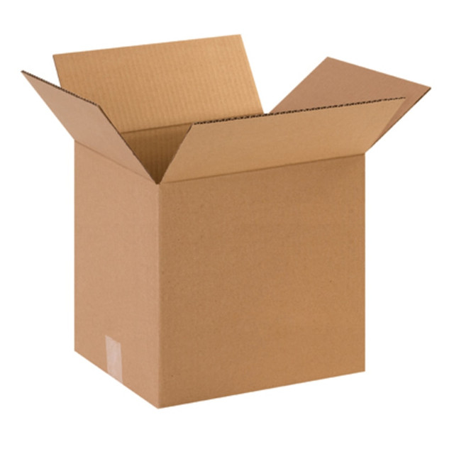 B O X MANAGEMENT, INC. 121012 Partners Brand Corrugated Boxes 12in x 10in x 12in, Kraft, Bundle of 25