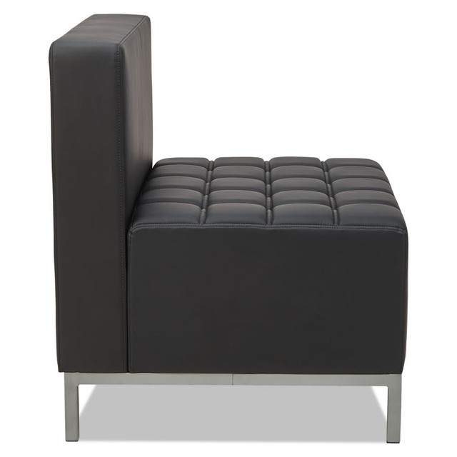 ALERA QB8116 Alera QUB Series Armless L Sectional, 26.38w x 26.38d x 30.5h, Black