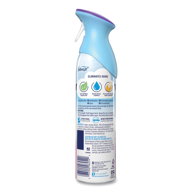 PROCTER & GAMBLE Febreze® 96254 AIR, Spring and Renewal, 8.8 oz Aerosol, Spray, 6/Carton