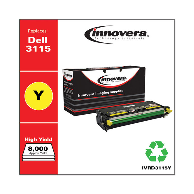 INNOVERA D3115Y Remanufactured Yellow High-Yield Toner, Replacement for 310-8401, 8,000 Page-Yield