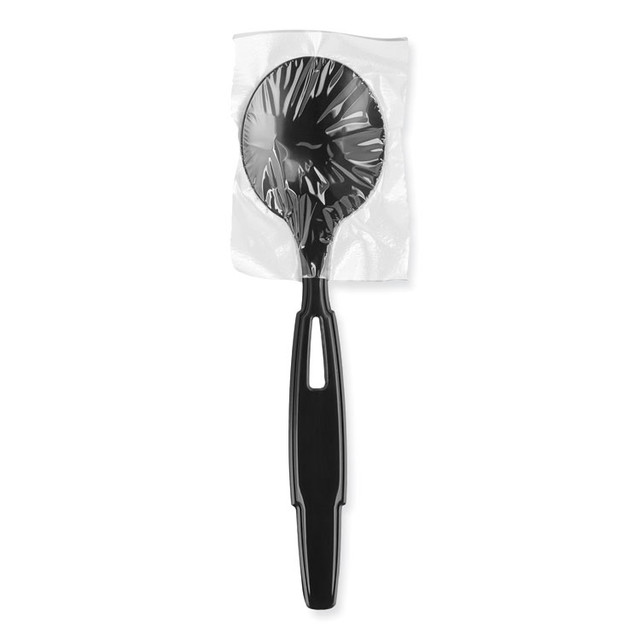 GEORGIA PACIFIC Dixie® SSWPS5 SmartStock Wrapped Heavyweight Cutlery Refill, Soup Spoon, Plastic, Black, 960/Carton