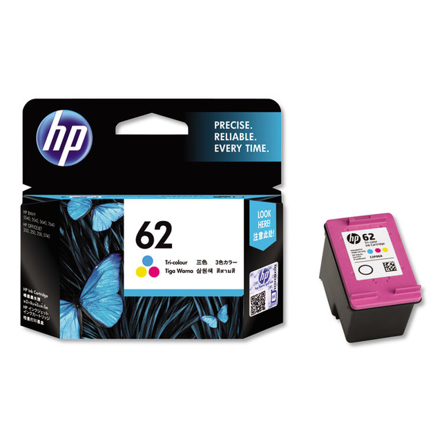 HEWLETT PACKARD SUPPLIES HP C2P06AN HP 62, (C2P06AN) Tri-Color Original Ink Cartridge