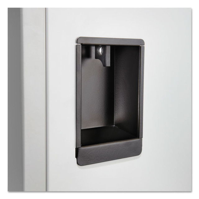 SAFCO PRODUCTS 5523GR Double-Tier Locker, 12w x 18d x 78h, Two-Tone Gray