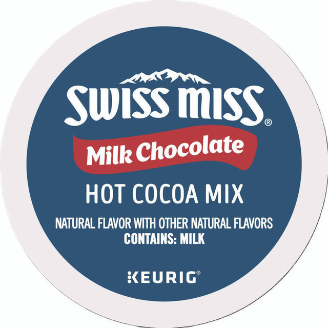 KEURIG DR PEPPER Swiss Miss® 8292 Milk Chocolate Hot Cocoa K-Cup, 22/Box