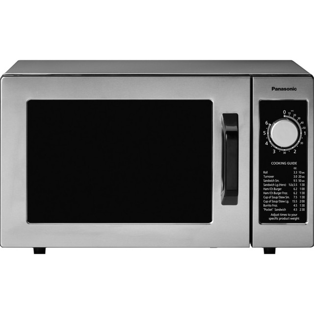 PANASONIC CORP OF NA NE1025F Panasonic 1000 Watt Commercial Microwave Oven NE-1025F - Single - 0.8 ft³ Capacity - Microwave - 1000 W Microwave Power - 120 V AC - FuseStainless Steel - Countertop - Stainless Steel PANASONIC CORP OF NA NE1025F Panasonic 1000 Watt Commercial Microwave Oven NE-1025F - Single - 0.8 ft³ Capacity - Microwave - 1000 W Microwave Power - 120 V AC - FuseStainless Steel - Countertop - Stainless Steel