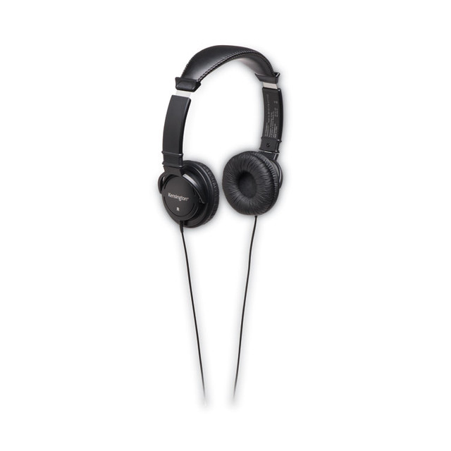 KENSINGTON 33137 Hi-Fi Headphones, Plush Sealed Earpads, Black