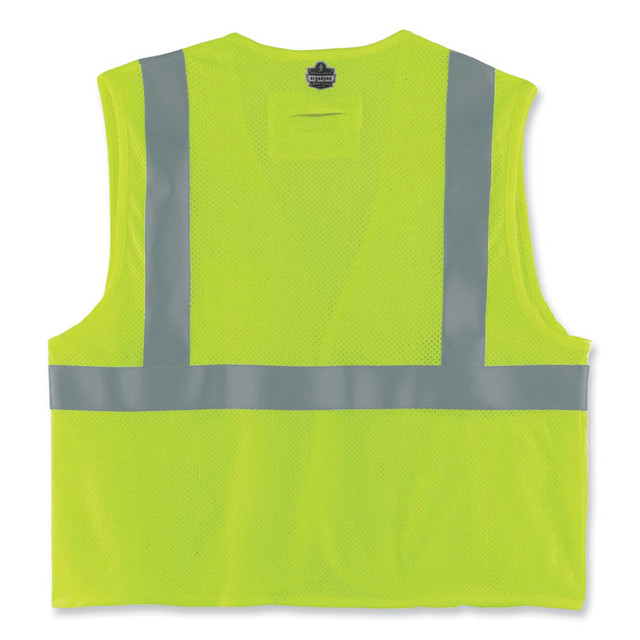 TENACIOUS HOLDINGS, INC. ergodyne® 21493 GloWear 8260FRHL Class 2 FR Safety Hook and Loop Vest, Modacrylic/Kevlar, Small/Medium, Lime