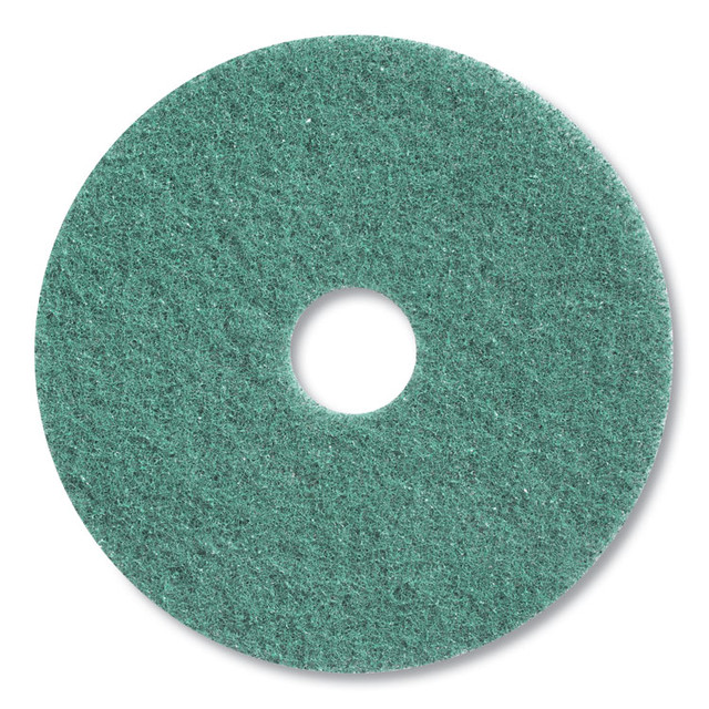 DIVERSEY DD5867762 Twister Floor Pad, 17" Diameter, Green, 2/Carton