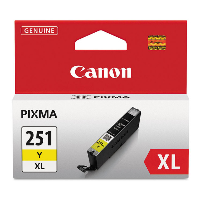 INNOVERA Canon® 6451B001 6451B001 (CLI-251XL) ChromaLife100+ High-Yield Ink, 695 Page-Yield, Yellow