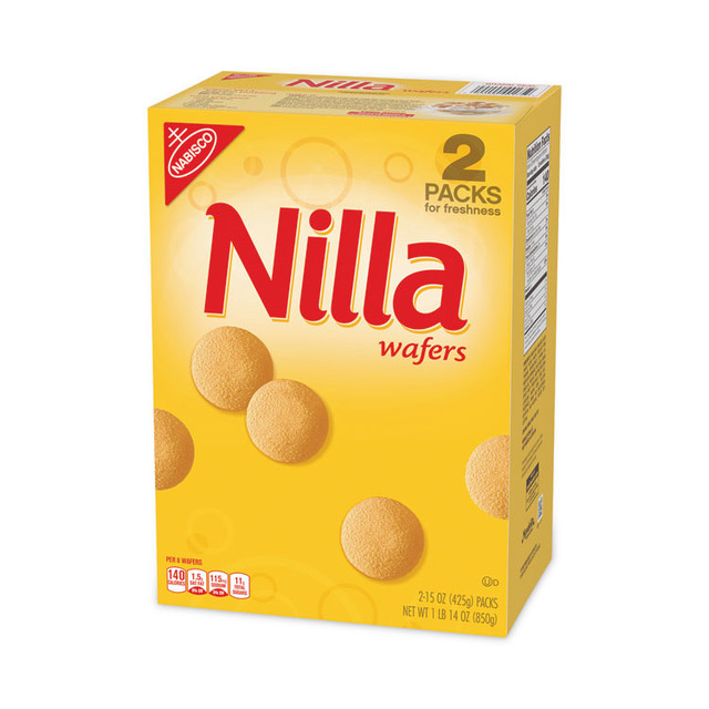 NABISCO FOOD GROUP 22000427 Nilla Wafers, 15 oz Box, 2 Boxes/Pack